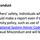 Screenshot of Brigham Young University’s Sexual Misconduct Policy.